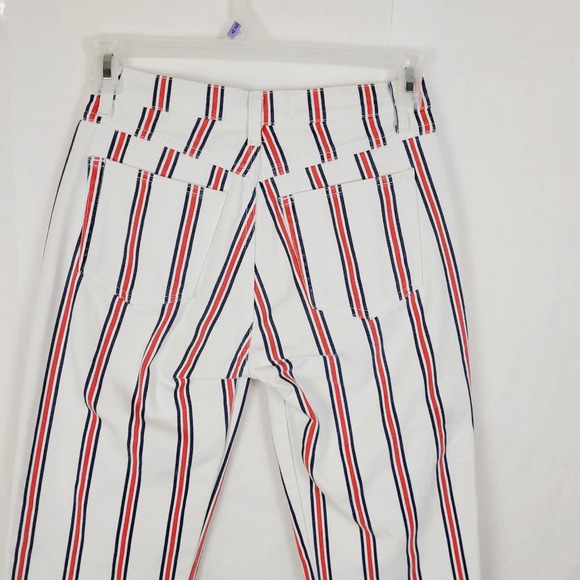 Reformation Roper Granada red white and blue striped jeans - Picture 5 of 10
